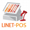 לוגו LinetPos צבעוני עם טקסט